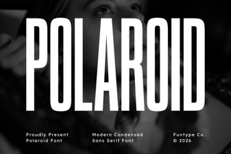 Polaroid Fonts for Retro Design Projects