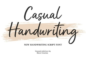 Creative Projects with Casual Handwriting Fonts