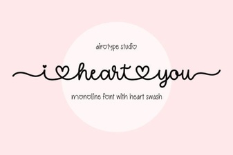 I Heart You Font Designs & Free Download Tips