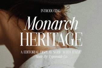 Monarch Heritage Font for Elegant Design Projects