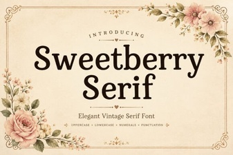 Sweetberry Serif Font: Elegant Typography for Modern Projects